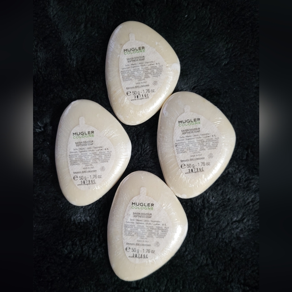 4 Mugler Savon Soaps 25 g each